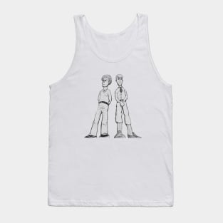 JCP Two Bois BW Tank Top